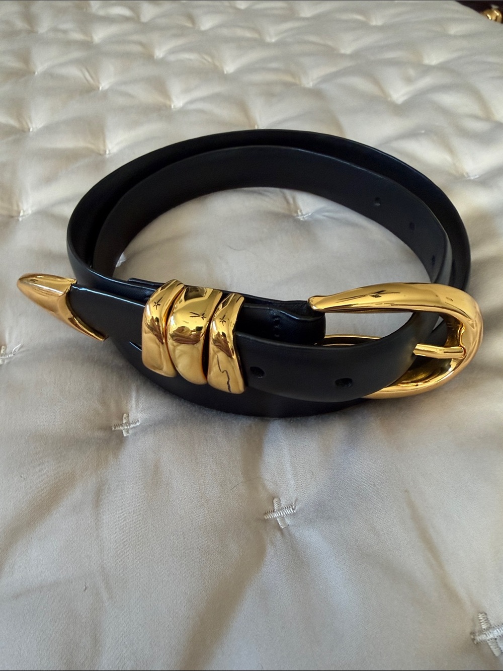 Madewell Black Leather Belt - 44”